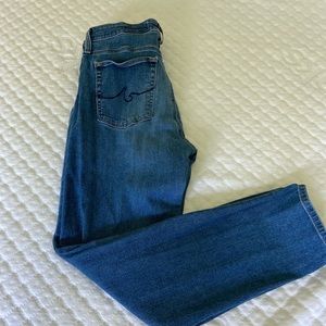 AG The Stevie High-Rise Skinny Ankle Jeans